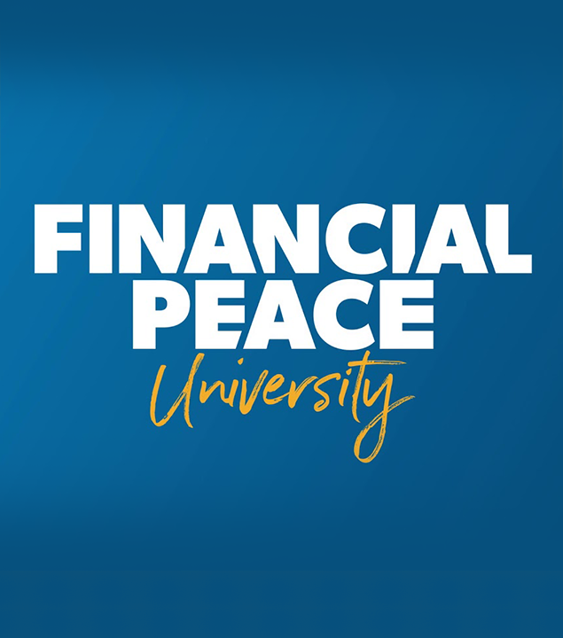 Financial Peace University
Mondays, Starting September 23
7:00–9:00 p.m. | Oak Brook 
